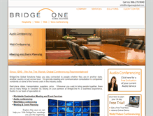 Tablet Screenshot of bridgeonepartners.com